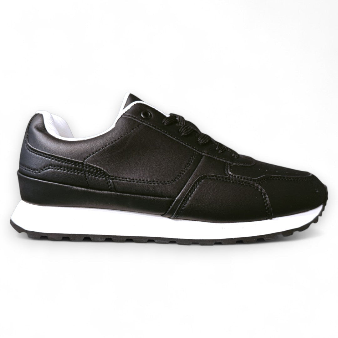 ZARA Retro Style Trainer Men 2314-420-BLK - Black / 40