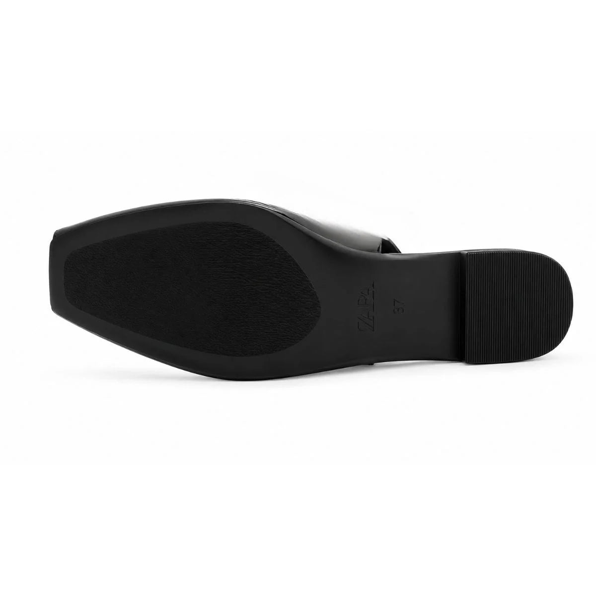 ZARA Slides Leather SANDALS Women 2612-111 -DRKPRL
