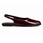 ZARA Slides Leather SANDALS Women 2612-114 -BUR