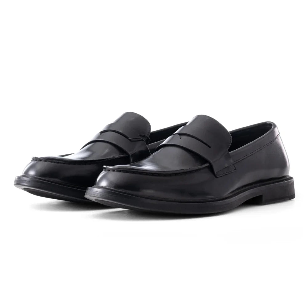 ZARA Slip On Loafers 2602-BLK - Black / 45