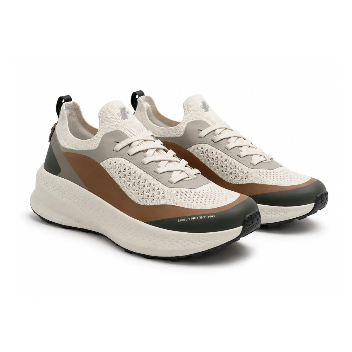 ZARA Trail running Sneakers Men 1134-580-040 - White-Tan / 39
