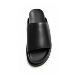 ZARA vibram leather sliders 2338-620-800-BLK