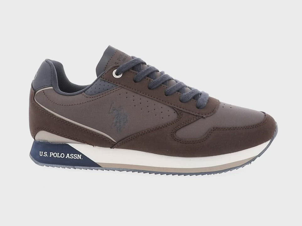 Load video: U.S. POLO ASSN. NOBIL 183-BROWN