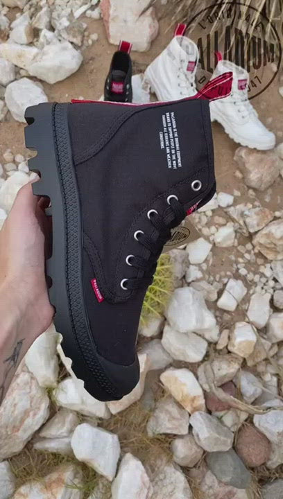 Load video: PALLADIUM Pampa Hi Dare Unisex 76258-008