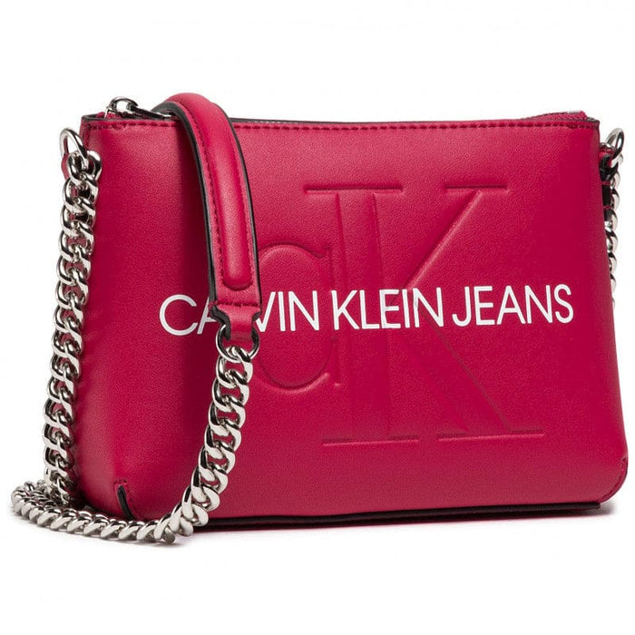 Calvin Klein Jeans Camera Pouch Crossbody Women - Red - Bags