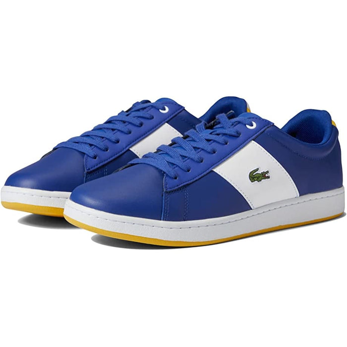 Lacoste Carnaby Evo 0722 3 SMA Blue Men - Blue Yellow / 40 / M - Shoes