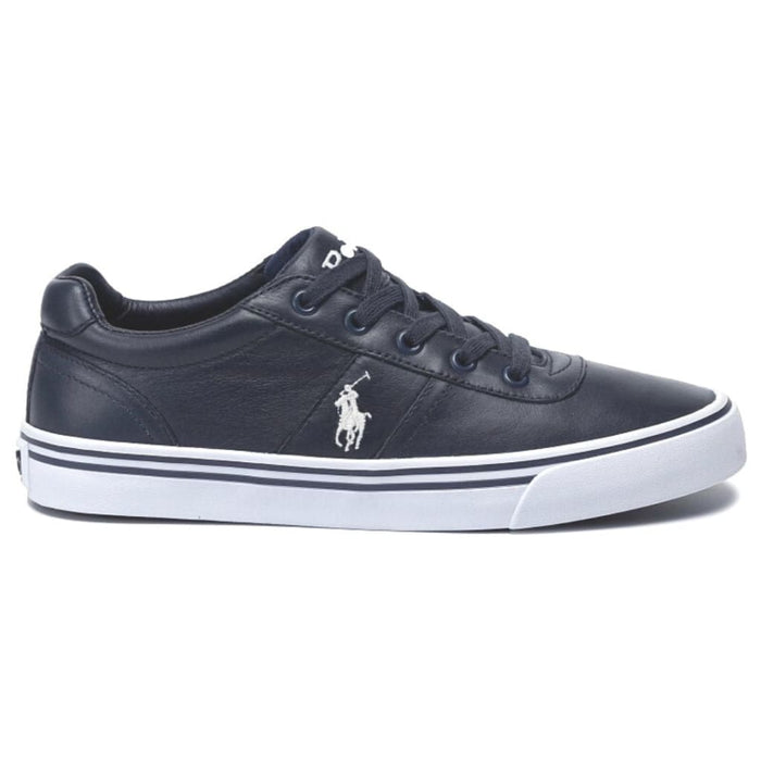 Polo Ralph Lauren Hanford Leather Sneakers Men - NAVY - Navy / 43 - Shoes