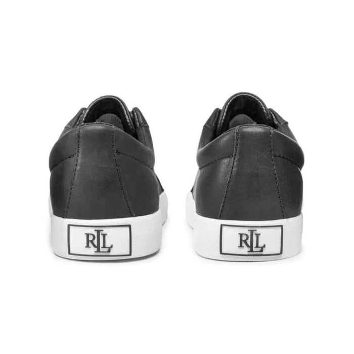 Ralph Lauren Reaba Leather Trainer Women - BLK - Shoes