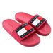 Tommy Hilfiger Jeans Flag Slide Men - RED - Red / 40 / D - Medium - Shoes