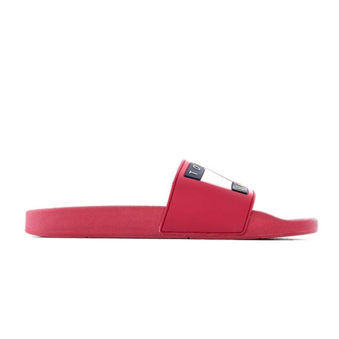 Tommy Hilfiger Jeans Flag Slide Men - RED - Shoes