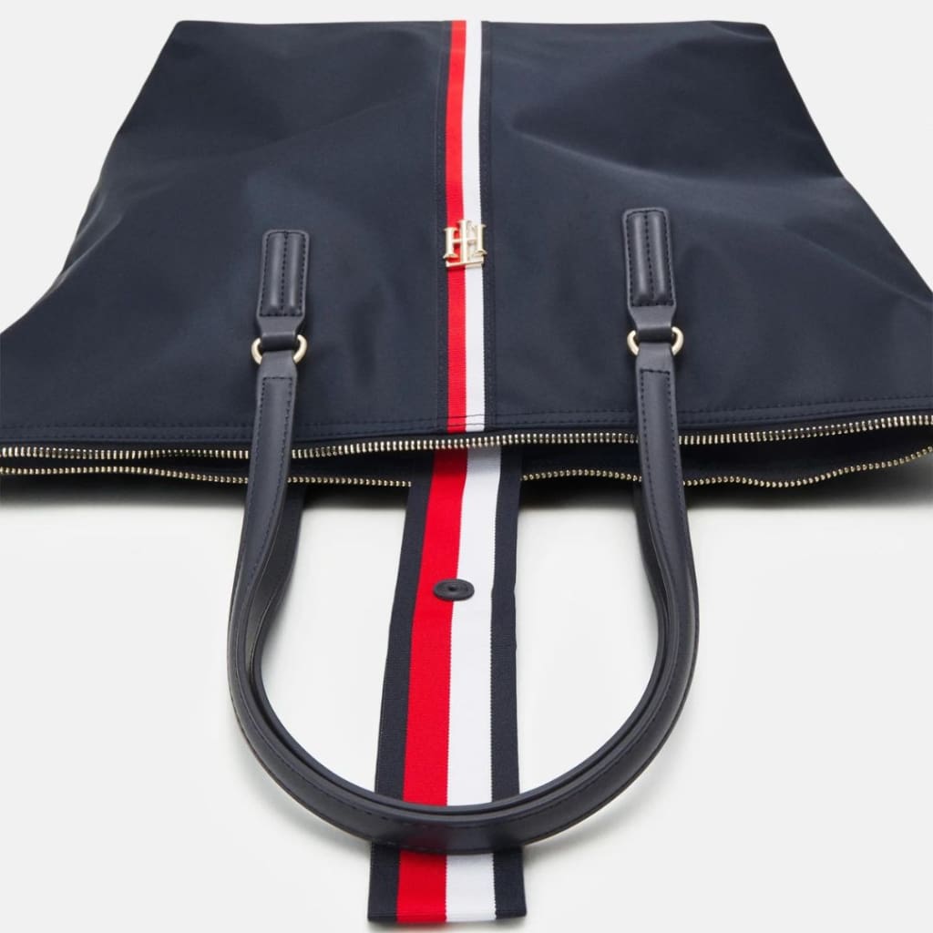 Tommy Hilfiger Poppy Tote Handbag Women - Dark Navy - Bags